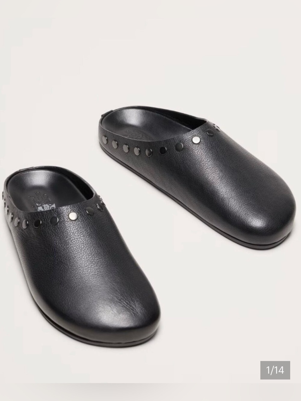 Banana republic Black Studded Mule Clogs